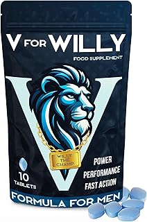 V for Willy | Blue 10 Stamina & Energy Tablets for Men | Pil