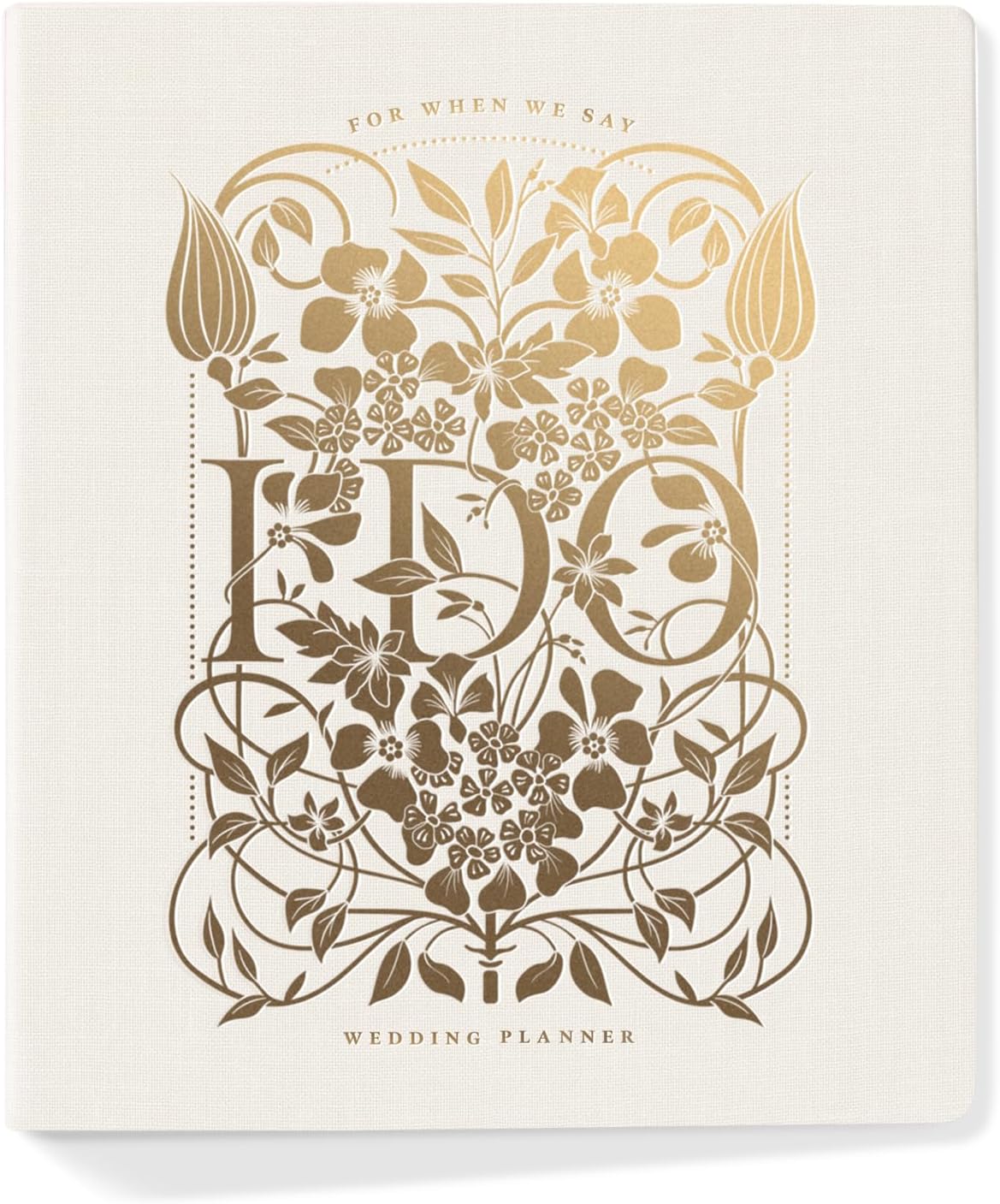 FRINGE STUDIO Garland Wedding Planner, Planner has 152 pages and includes a storage pocket. (157002)