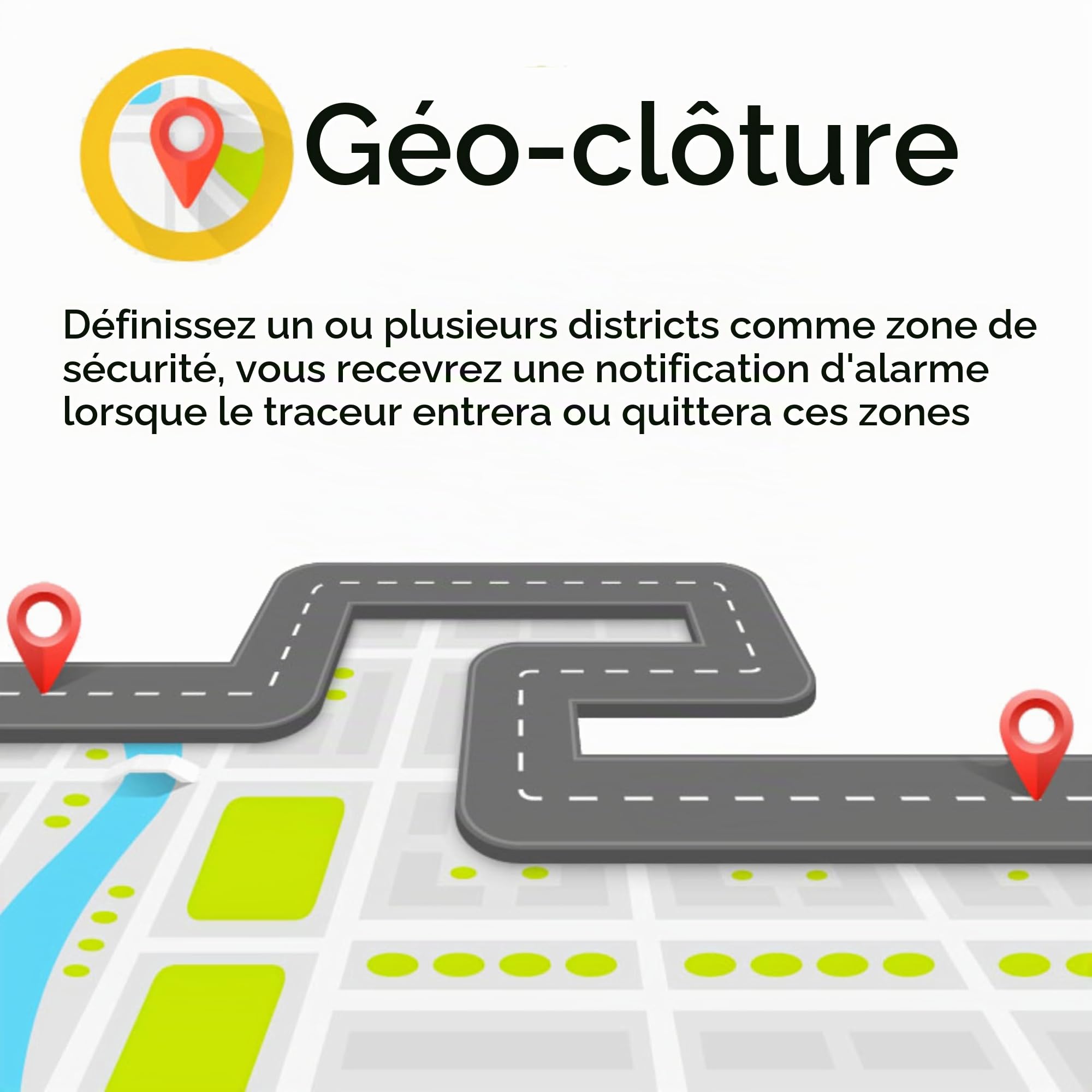 Mini Traceur GPS Winnes 4G Tracker Aimanté Suivi en Temps réel en Europe/UK Longue Distance Localisateurs Antivol pour Voitures/Enfants/Personnes âgées/Chiens/Motos(avec Clip,Carte SIM Inclus)