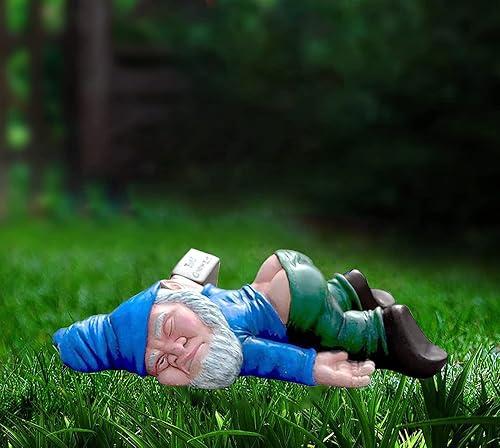 Miniatura 4 de KEONSEN Divertida estatua de gnomo de jardín, decoración creativa de estatua de jardín, adorno de gnomo de jardín de resina grande, regalo novedoso