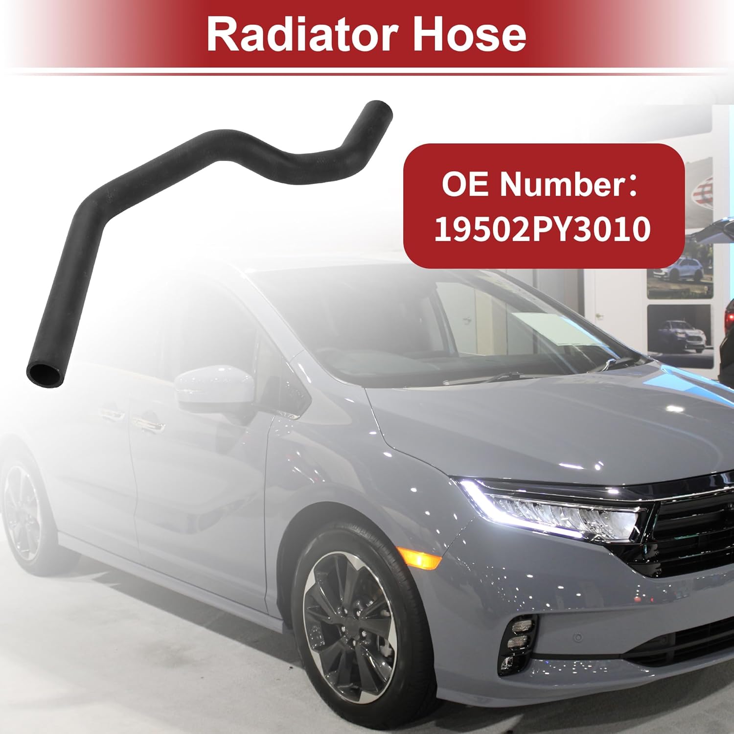 ACROPIX Radiator Hose Lower Coolant Water Hose for Acura RL 3.5L 1996-2004 for Acura TL 3.2L 1996-1998 for Mitsubishi Galant 3.8L 2004-2009 No.19502PY3010 Good Sealing