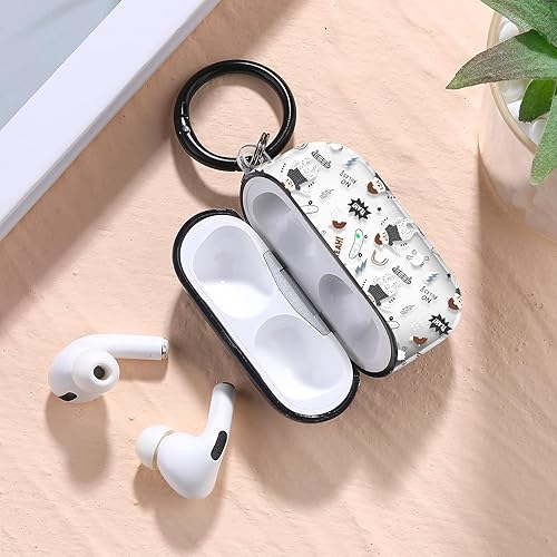 Vista 41 de Funda para Airpods Pro Air Sports Shoes, funda protectora de TPU suave resistente para Apple Airpod Pro con llavero para mujeres y hombres, azul