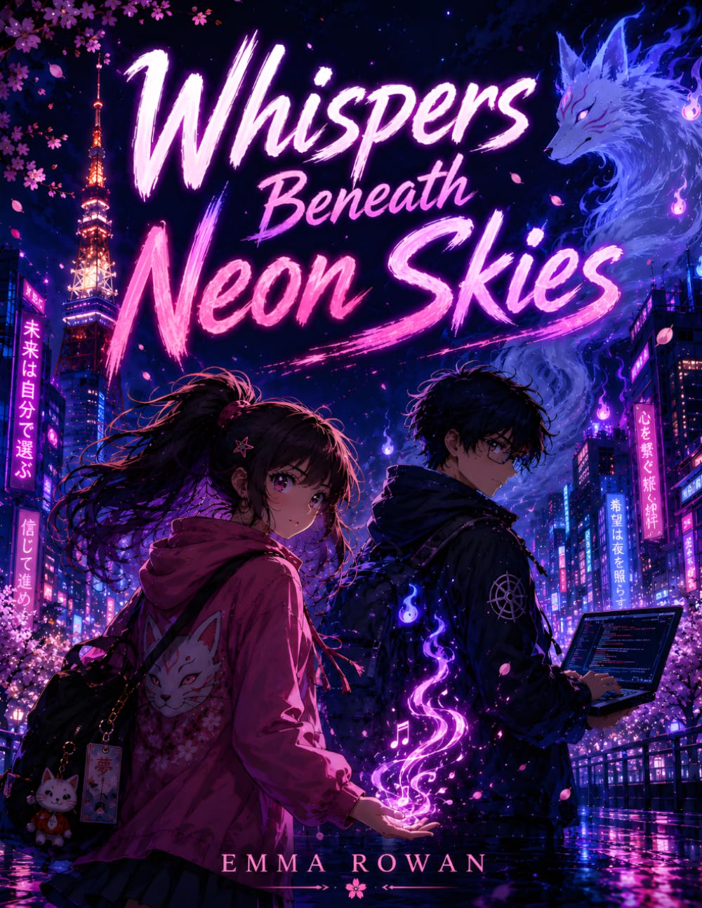 Whispers Beneath Neon Skies: A Japanese Anime Adventure About Friendship, Spirits, and Hidden Tokyo Secrets