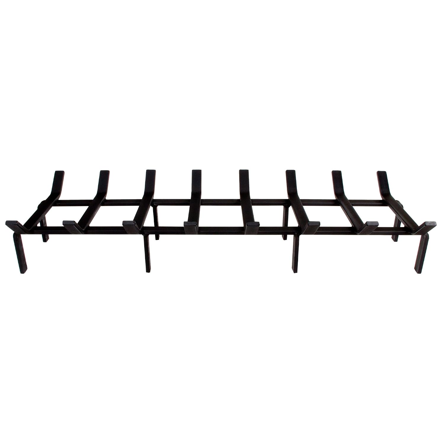 SteelFreak Heavy Duty Steel Fireplace Grate (Rectangular/Non-Tapered