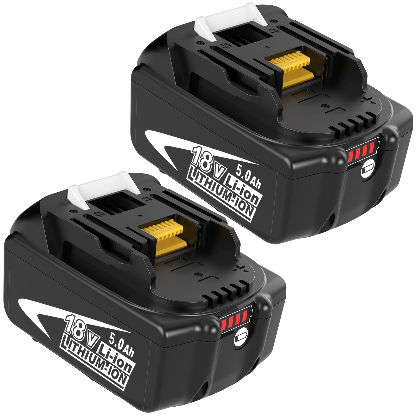 2X 18V 5.0Ah for Makita 18V Battery BL1860B BL1860 BL1850B