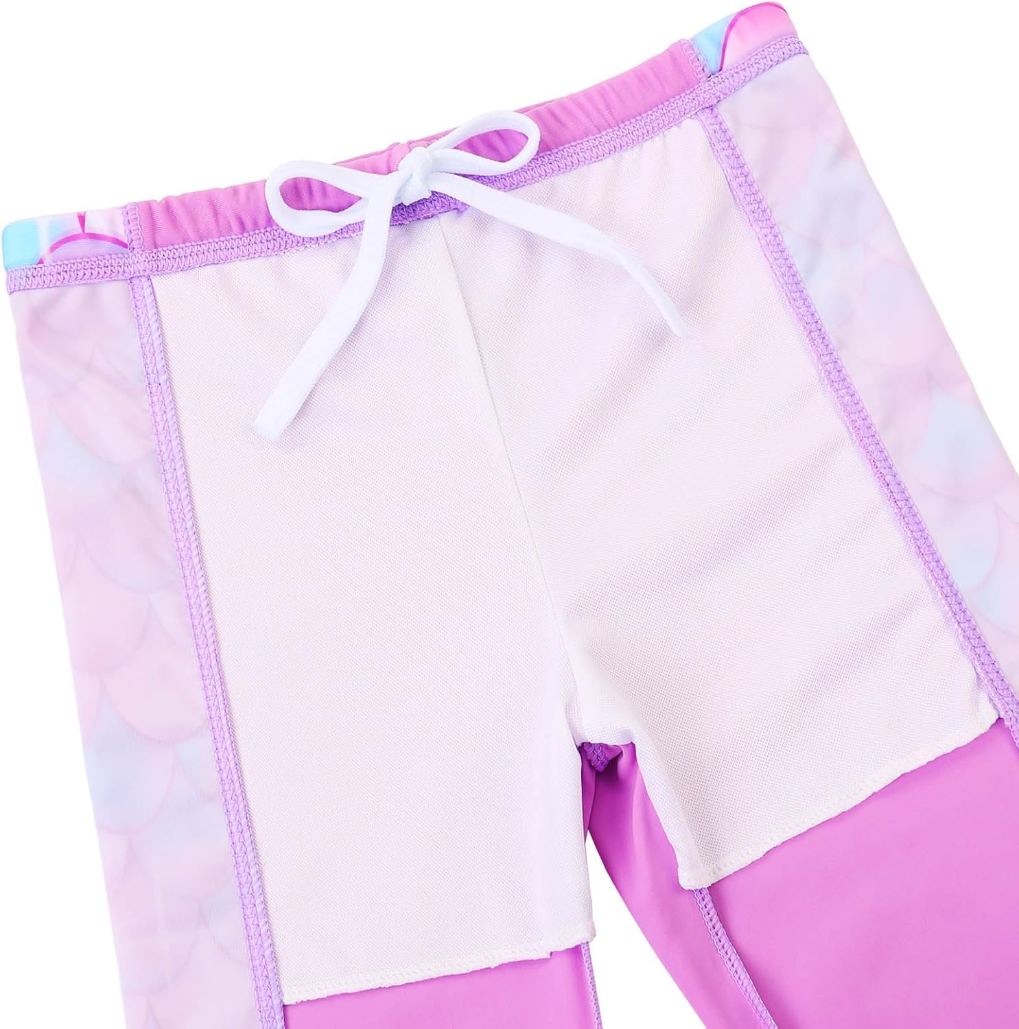 Girls Two Piece Swimsuit Long Sleeve Floral Bathing Suit UPF 50+ Summer Beach Swimwear - Image 4