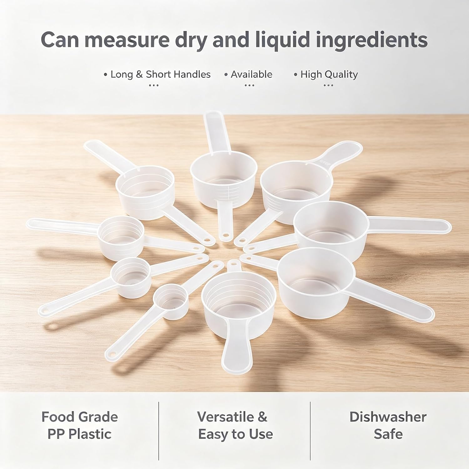 Graduated Measuring Cup Clear Portion Tool with Easy-Read, 15g image 4