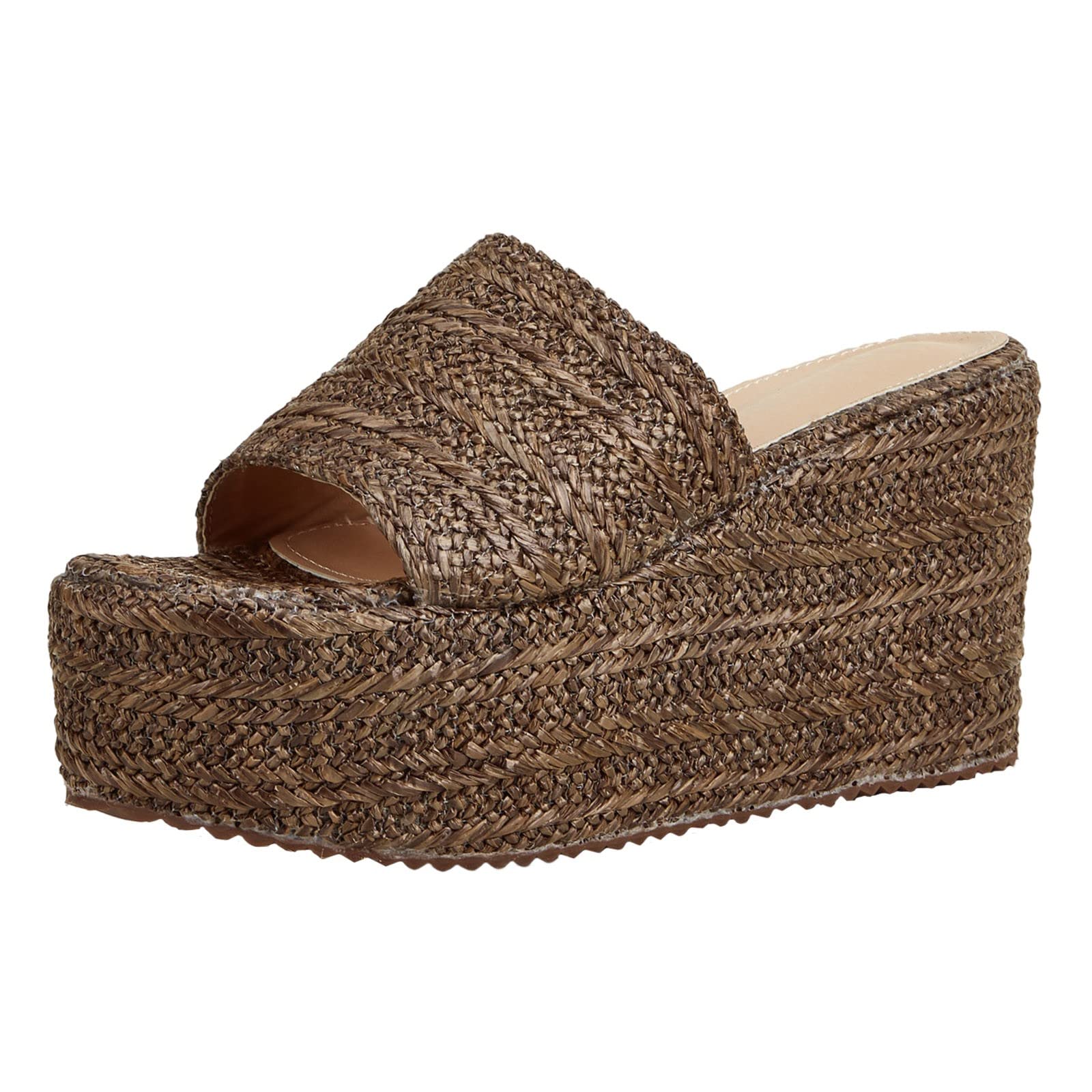 Generico Sandales Et Mules Pour Femmes Confortables LéGèRes AntidéRapantes Semelle Souple Respirantes Chaussures Femme éTé Mode Mules Support Pieds Larges Ville Plage