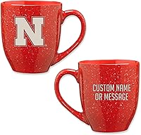 Vista 49 de Rico Industries NCAA UCLA Bruins Royal Blue - Taza de café de cerámica moteada grabada con láser de 16 onzas