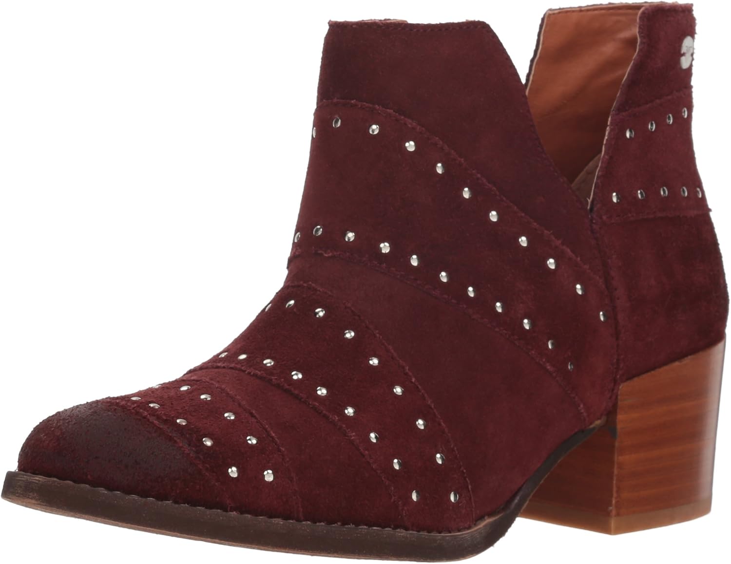 Roxy Women's Lexie Suede Fashion Boot Ankle, Spice, 7.5 M US