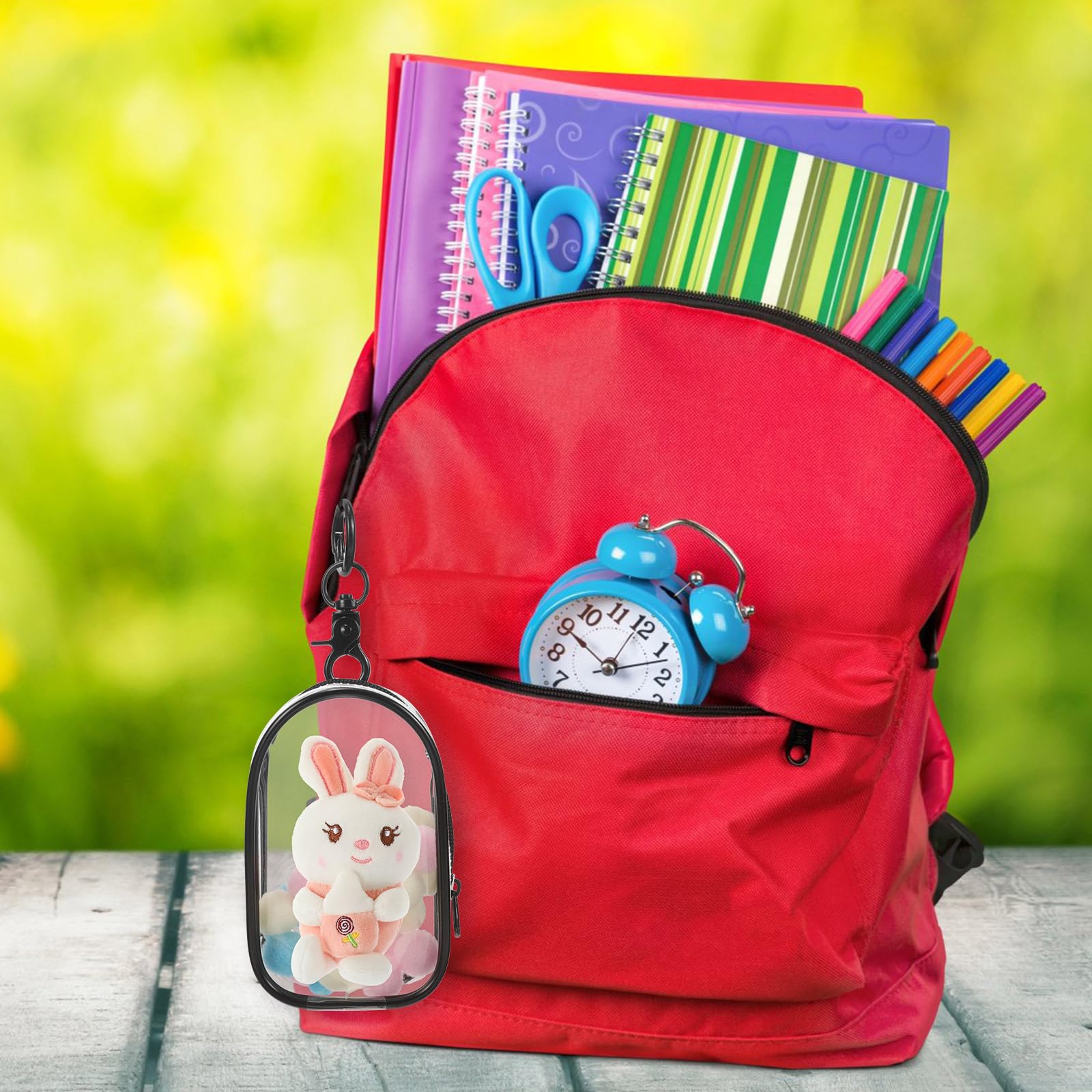 FUNOMOCYA Figuren Display Taschen 4-teilig - Durchsichtige Aufbewahrung Für Sammelfiguren