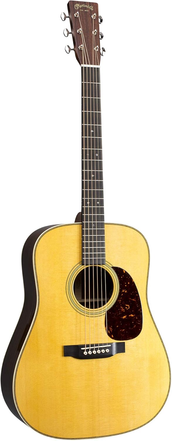 Martin Guitar Standard Series Acoustic Guitars, Hand-Built Martin Guitars with Authentic Wood HD-28E LRB