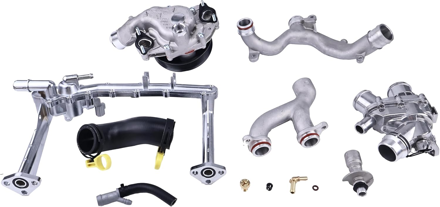 Cooling System Replacement Kit Compatible with Jaguar Land Rover 3.0L V6 Supercharged Engine Replaces P/N LR092992 LR109401 AJ813909 LR117568 LR048474 LR045239
