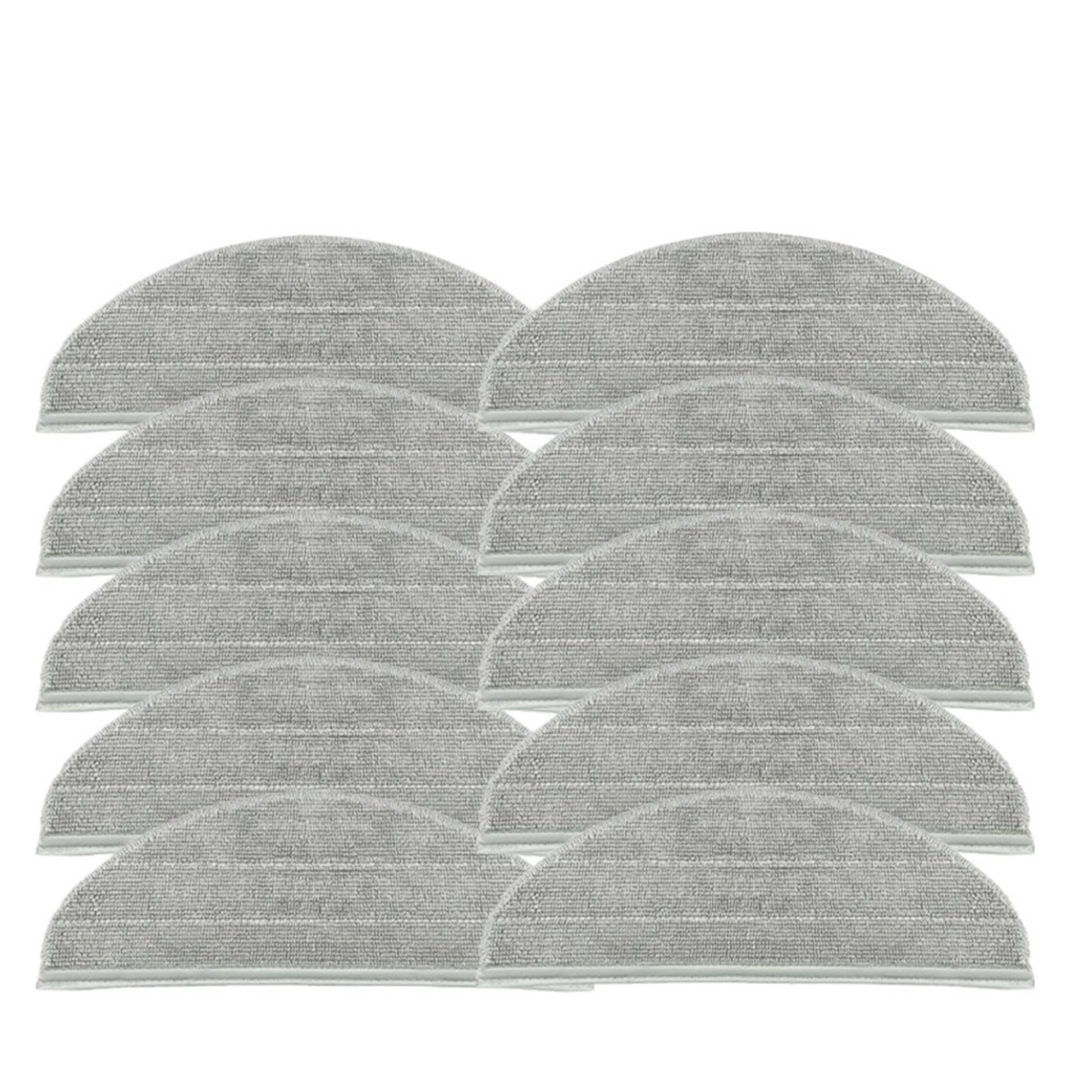 LMRXOFE Robot Mop Cloth,Compatible For Cecotec,Compatible For Conga,8090 Ultra Robot Vacuum Cleaner Wipe Rag Replament Parts(10 Premium Version)