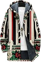Vista 19 de MARSVOVO Aztec Ethnic - Suéter de punto para hombre, con cremallera y capucha, estilo casual, elegante, con forro polar, chaqueta de punto