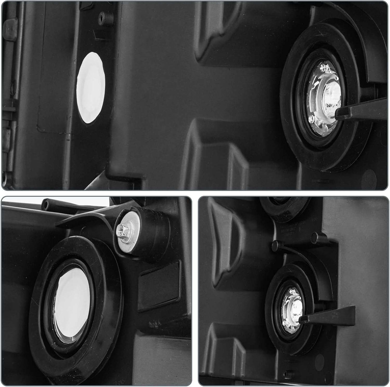 Front Headlight Assembly For 2007-2013 Chevy Silverado 1500 & 2007-2014 Chevy Silverado 2500 3500 Pickup - Replacement Headlamp, Front Bumper Lights