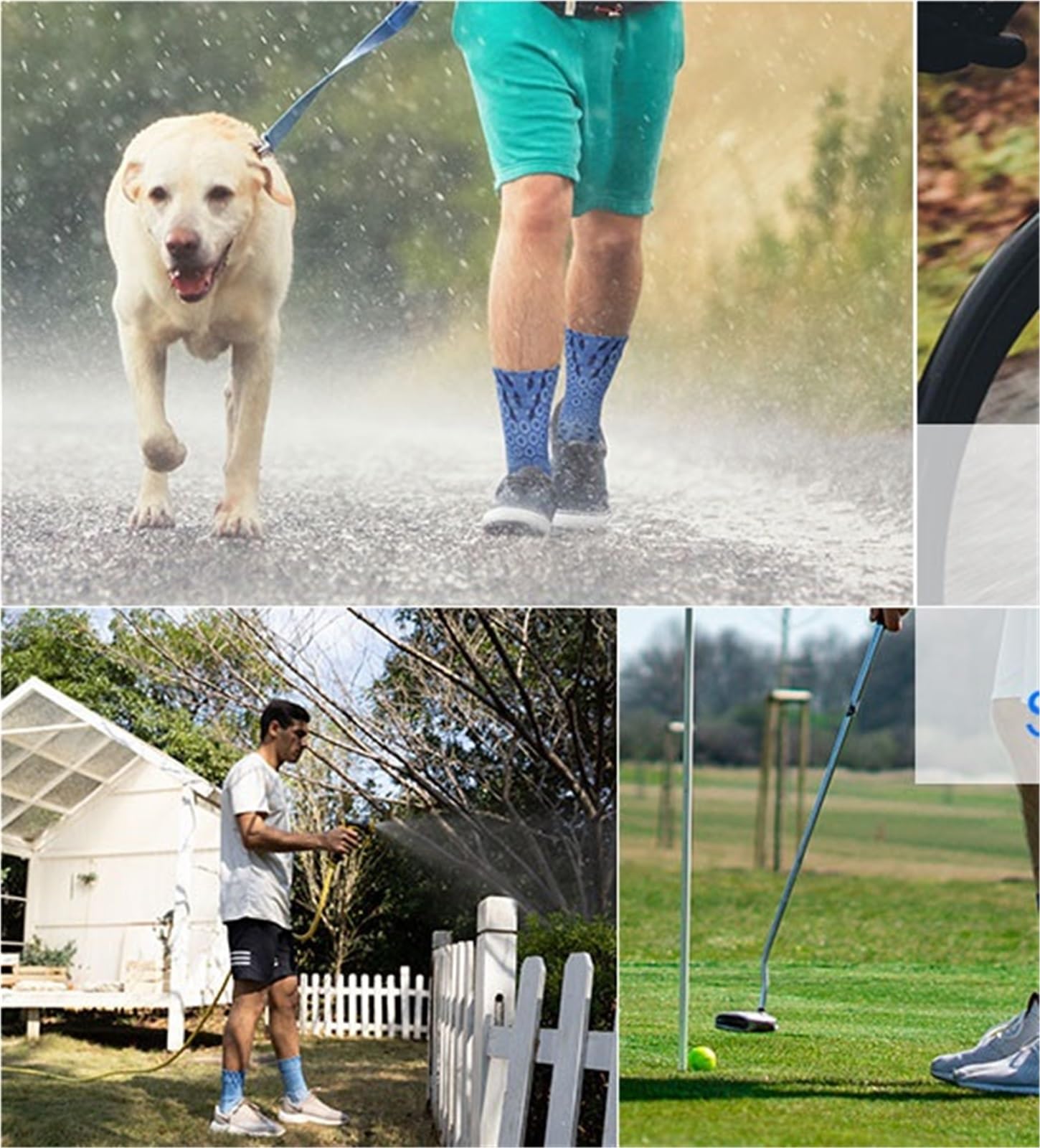 Wasserdichte Socken Wasserdichte Unisex-Socken, ultraleichte atmungsaktive Herrensocken for Sport, Fitness, Camping, Angeln, Rafting, Skifahren FüR Wie Laufen
