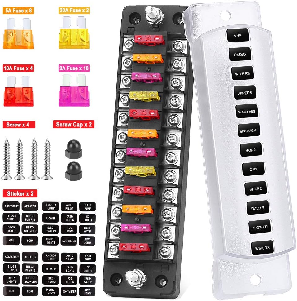 12 Way Fuse Block