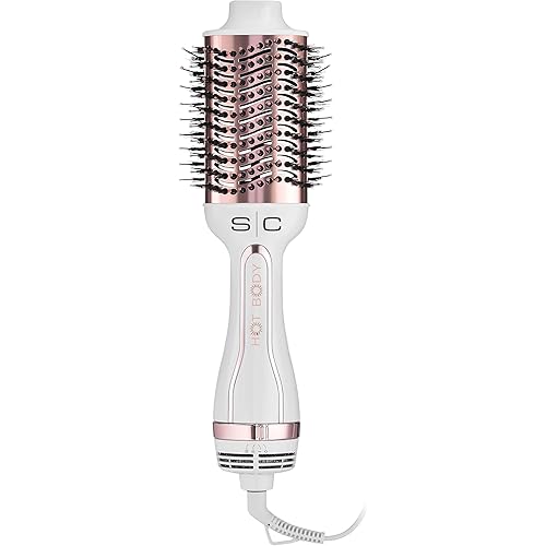 Stylecraft Hot Body Ionic 2-in-1 Blowout Brush - White (SCBDB)