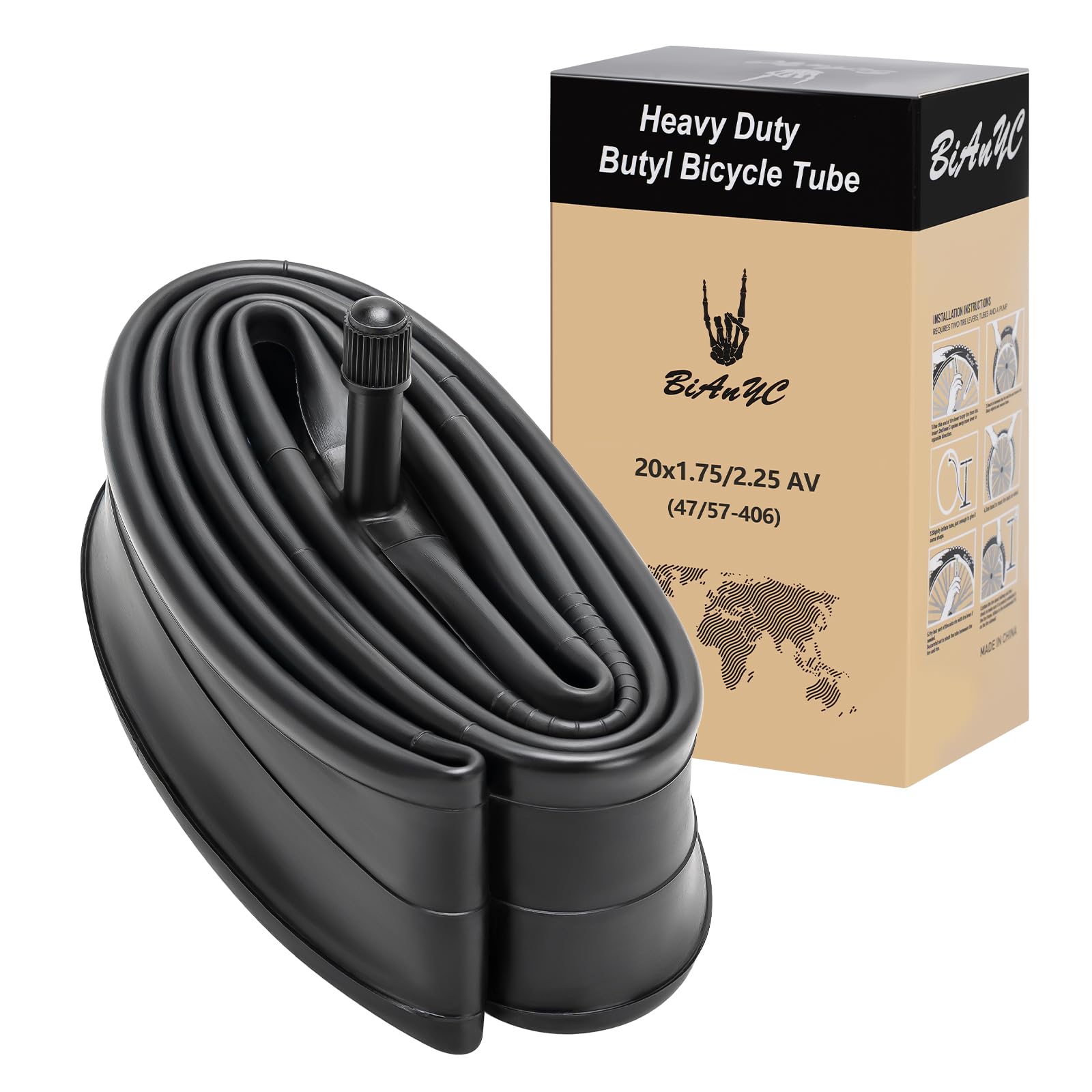 Tire Levers Bicycle Tube 20x1 95 700c Bike Tube 2-Pack 20