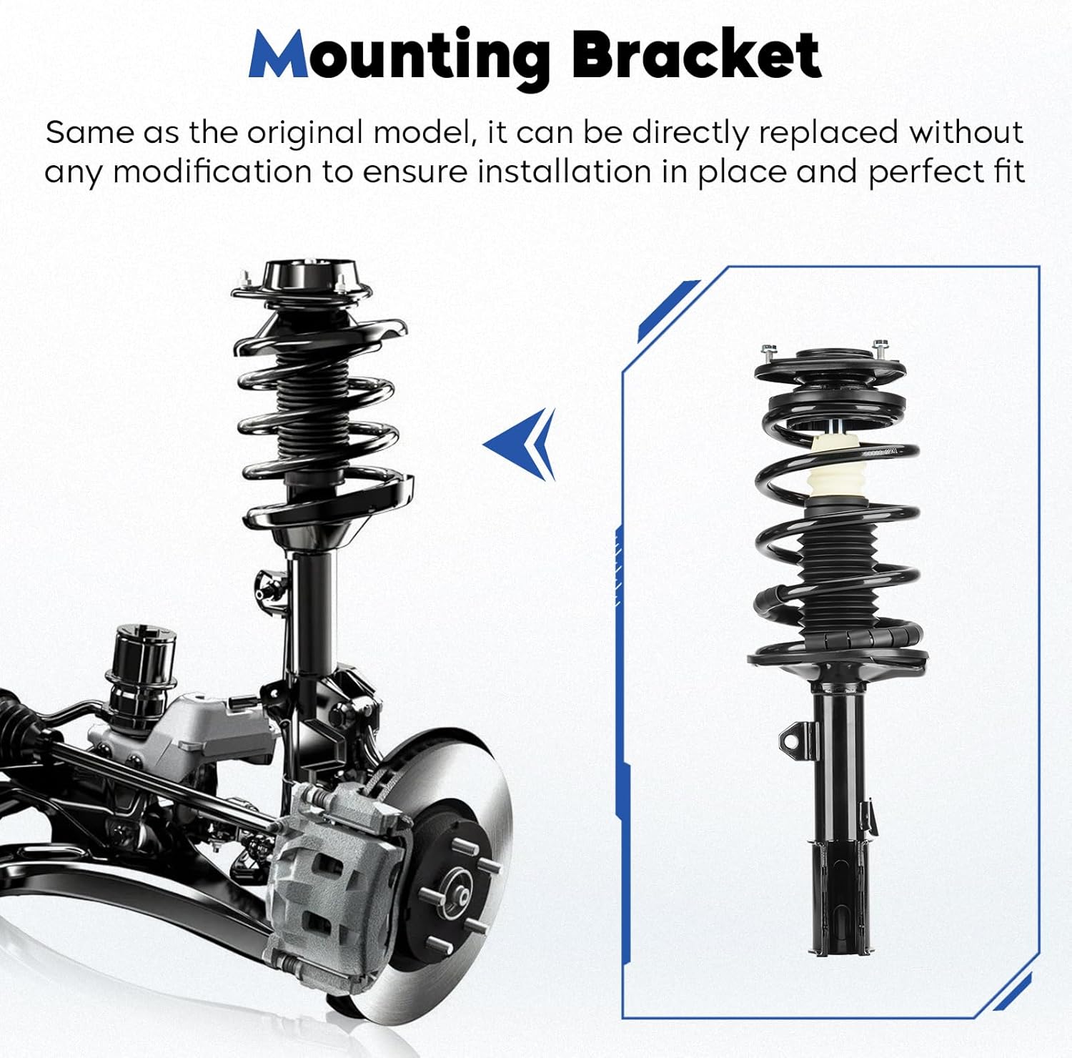 Front Complete Struts Assembly w/Coil Spring Shock Absorber Compatible with Toyota Matrix/Pontiac Vibe 2003-2008, Replace for 172117 172116, 2Pcs