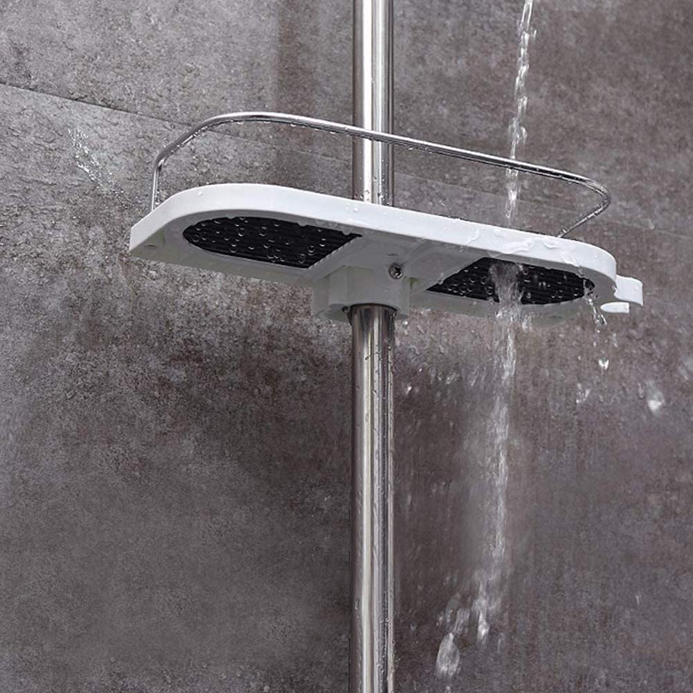 Shower Caddy Self Adhesive Wall Mounted Shower Organiser Shampoo Toiletries Shelves Shelf Organizer for Storage for Soap Shampoo