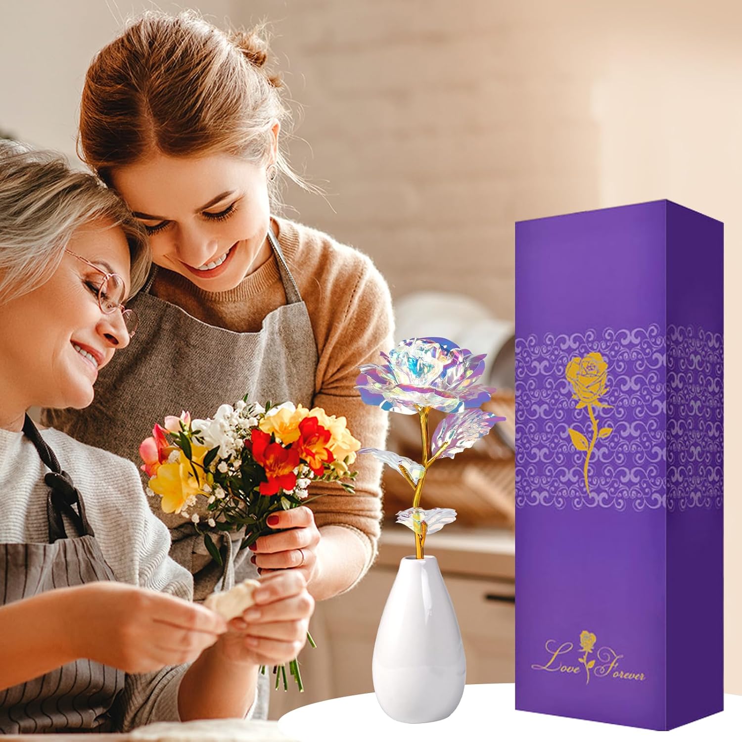 Valentines Day Romantic Rose Gift for Her