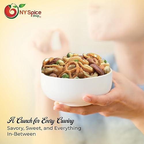 Miniatura 6 de NY Spice Shop Wasabi Explosions Crackers - Snacks de arroz de 1 libra - Galletas de arroz crujientes, picantes, naturales y mixtas