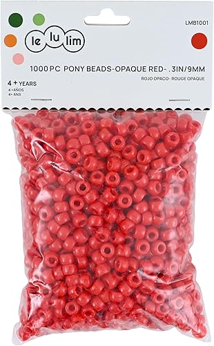 Miniatura 9 de lelulim 1000 cuentas de poni verde opaco de 3 pulgadas  0.354 in de diámetro. (verde)