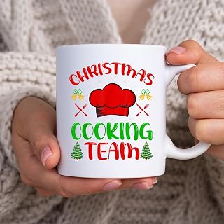 Cooking Lover Xmas Cook Chef Christmas Cooking Team BlackMug, Tea Mug, Tea Cup, Coffee Cup