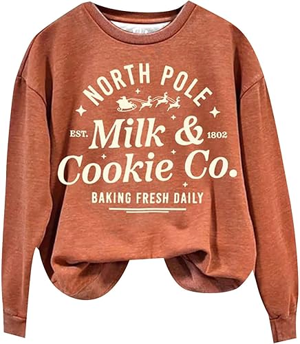 Sudaderas con capucha para mujer con cremallera frontal MILK&COOKIE CO. BAKING FRESH DAILY - Sudaderas con capucha de manga larga para clima frío