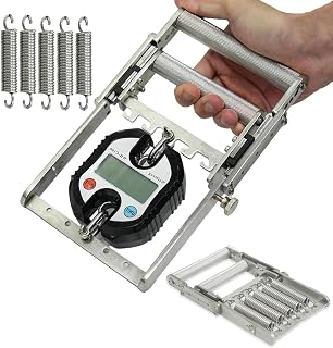 Hand Dynamometer, Hand Grip Strengthener, Electronic Hand Grip Strength Tester with 5 Springs and Counter, Adjustable and Max Load 330Lbs / 150Kgs, Rapid Increase of Wrist for Muscle Building