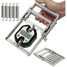Hand Dynamometer, Hand Grip Strengthener, Electronic Hand Grip Strength Tester with 5 Springs and Counter, Adjustable and Max Load 330Lbs / 150Kgs, Rapid Increase of Wrist for Muscle Building