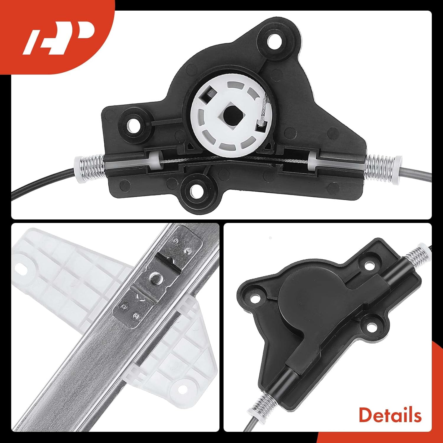 A-Premium Power Electric Window Regulator Without Motor Compatible with Nissan Maxima 2004-2008 Rear Left Driver Side
