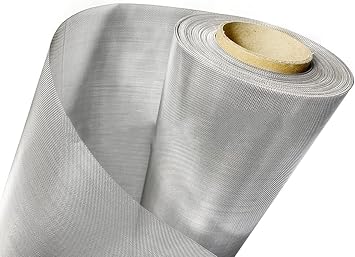 304 Stainless Steel Woven Wire 80 Mesh - for Vent, Filter, Security, Window & Garden Fine Wire Mesh Filtration Cloth
