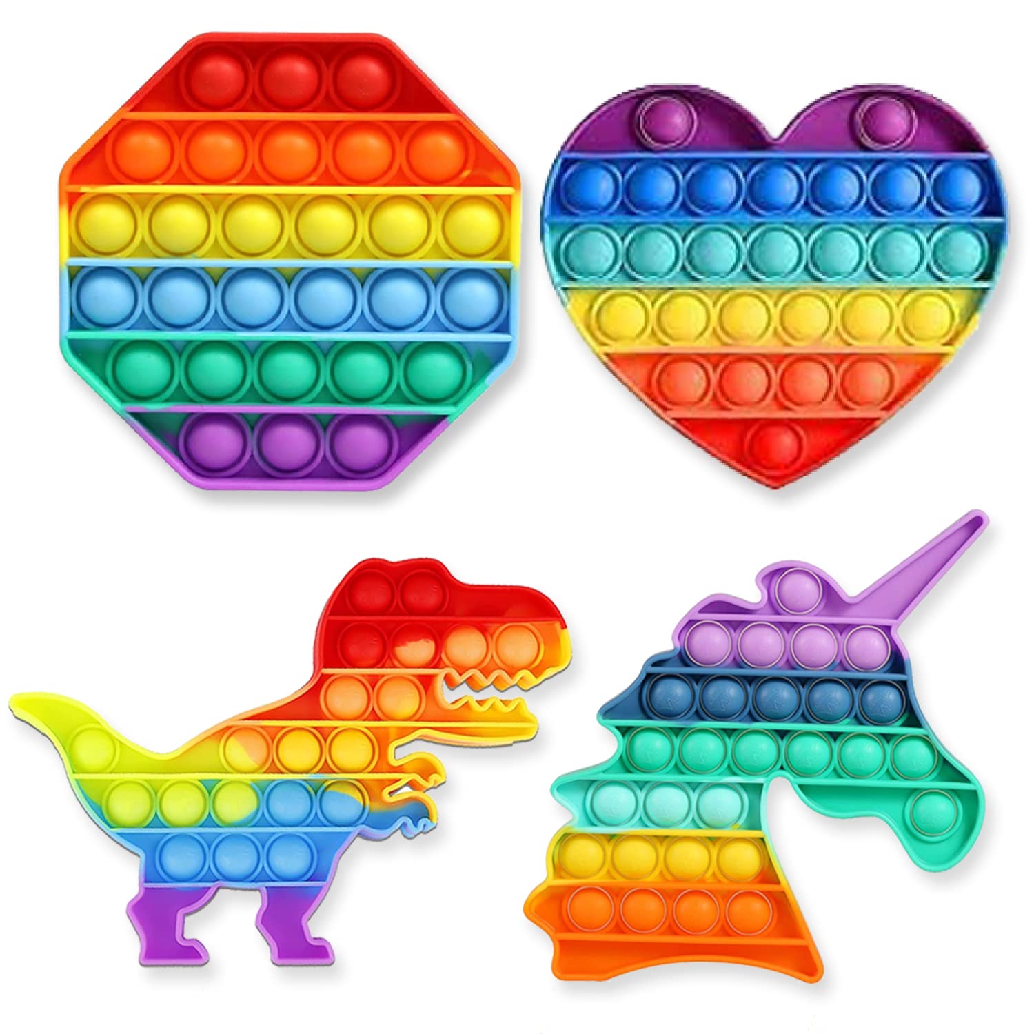 Organix Pop it Toy, Pop It Fidget Toy Set popit Game Stress Relief for Adults, pop its pop it Set Gifts for Girls, Boys, Kids Adults, Poppet for Kids, pop up poppits Toy (Pack of 4 pop up Toy) (B09PJJ8NSB) Amazon Price History, Amazon Price Tracker