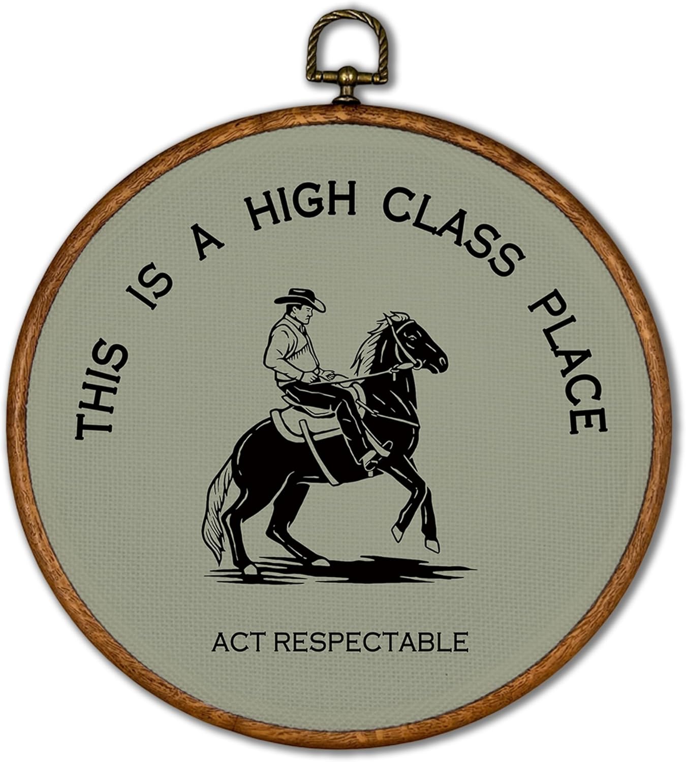 KSDUT Wandskulpturen - Gerahmte Runde Wandkunst 25,4x25,4cm Für Home Decor