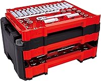 Vista 6 de CRAFTSMAN Juego de llaves de vaso, juego de herramientas de mecánico de 262 piezas, 1/4", 3/8", 1/2" de impulso, SAE/métrico, (CMMT45307)