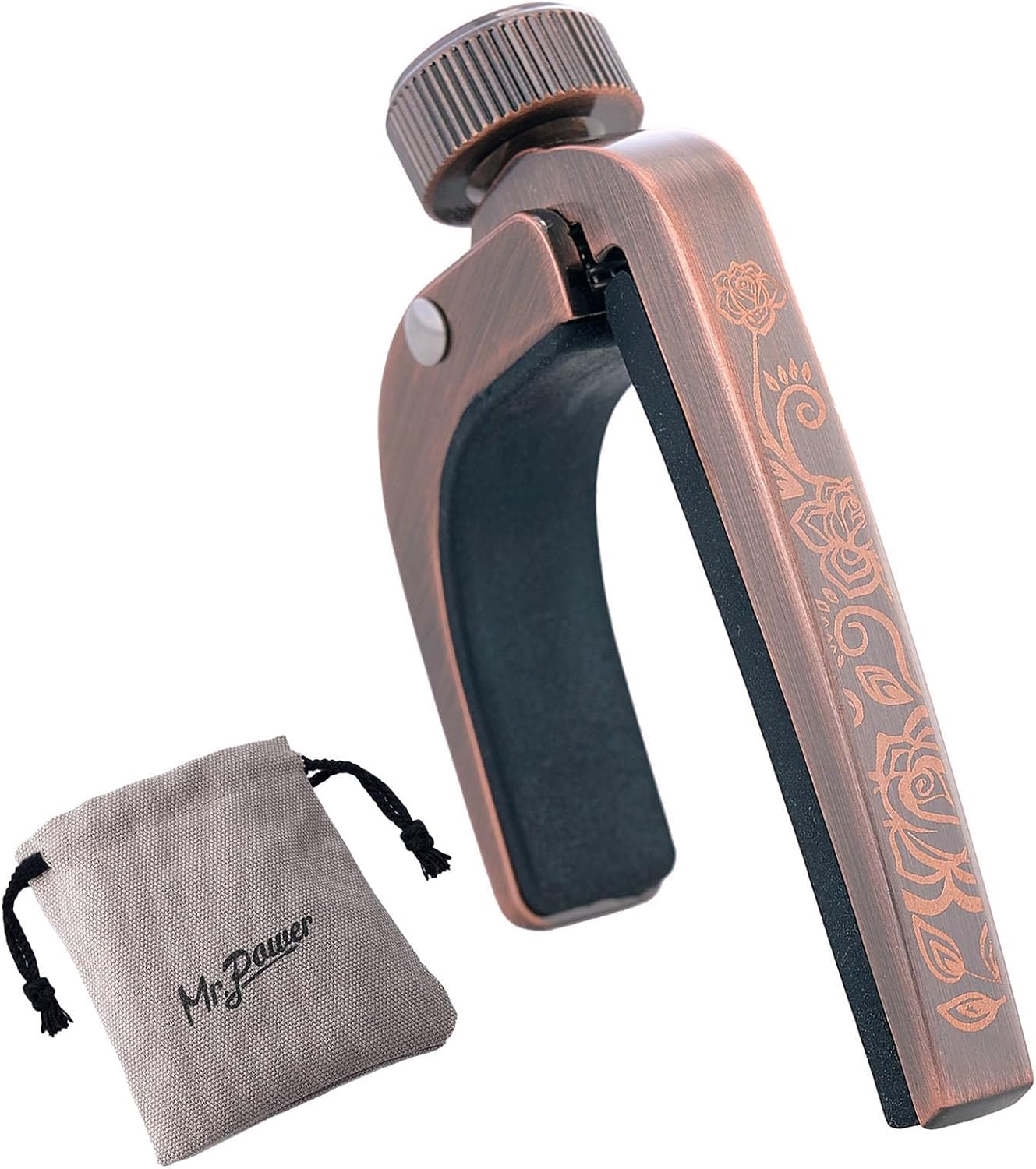 Guitar Capo Zinc Alloy Clamp 3 Colors Available Guitar Accessories (Silver)