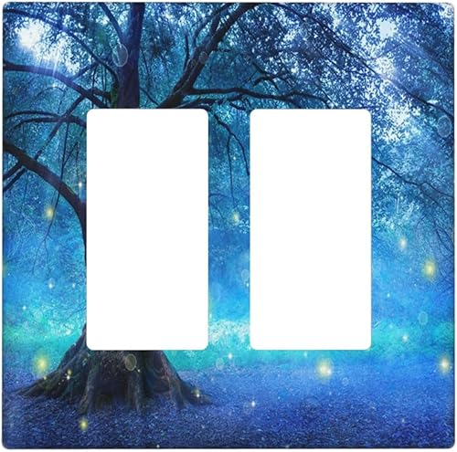 Miniatura 96 de Interruptor de Luz Cove Silla de Playa Paisaje Marino Océano Azul Placa de Pared de 3 Posiciones Placa de Interruptor de Luz Triple Palanca Costera