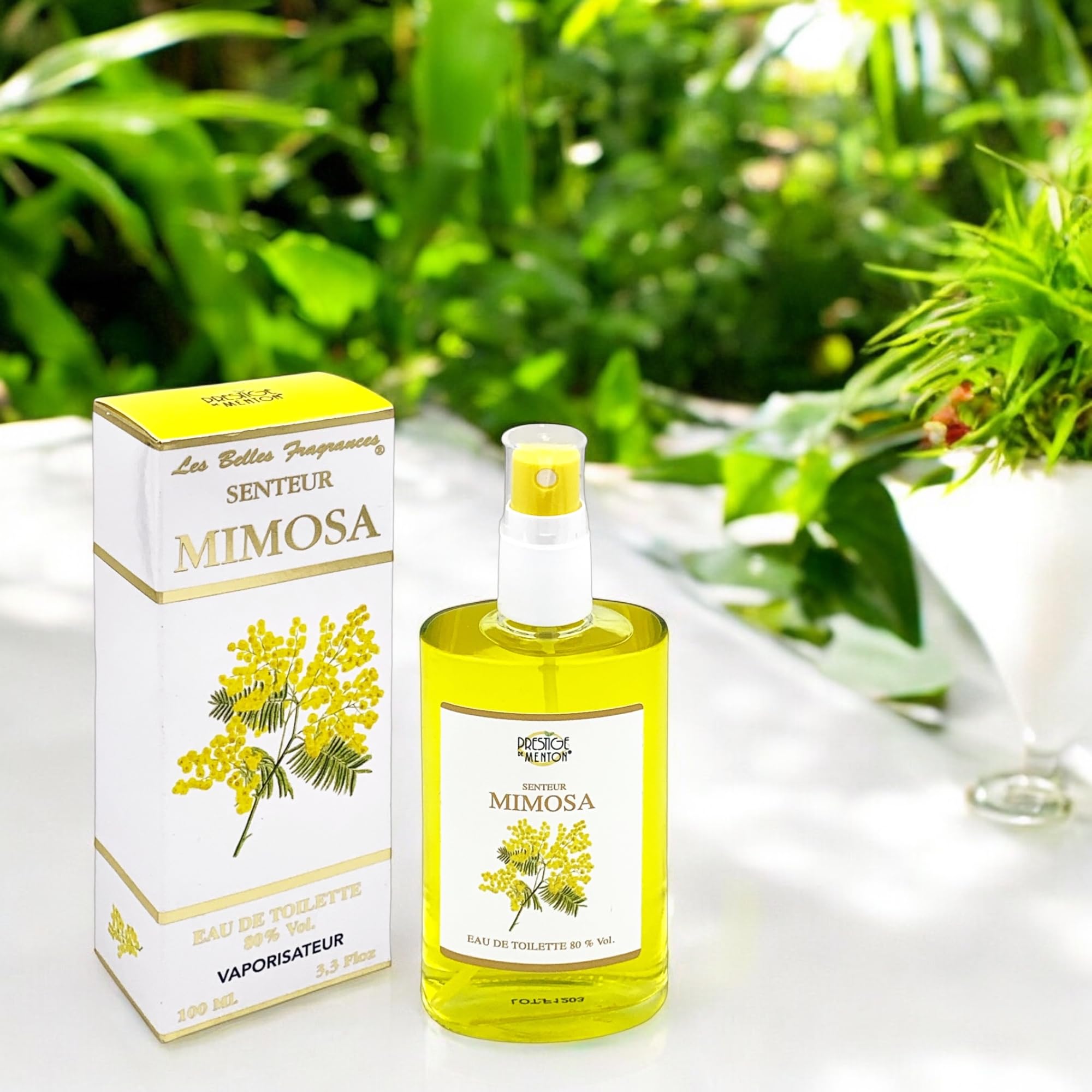 Mimosa - Eau de toilette floreale da donna, profumiere artigianale in Costa Azzurra (200 ml)
