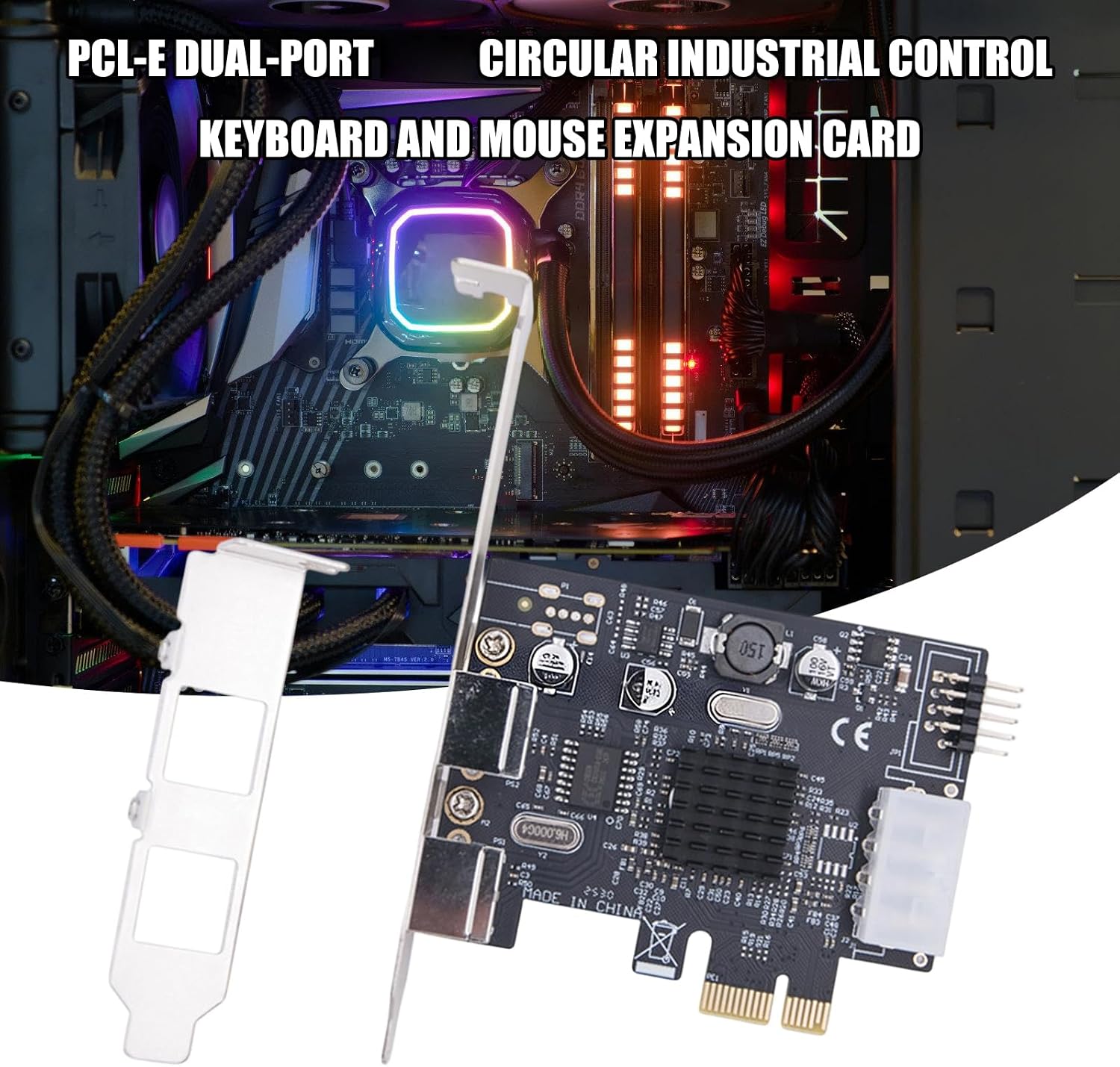 ASIX MCS9990 PCIe to Ports Adapter, Hot Swappable for Keyboards and Connection