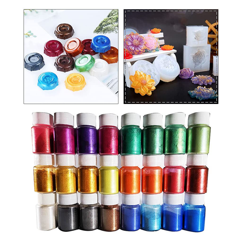 DIY Handmade Pearlescent Mica Powder Epoxy Resin Dye Pearl Resin Pigments Material Crystal Mold Soap Making mica Powder for soap Making