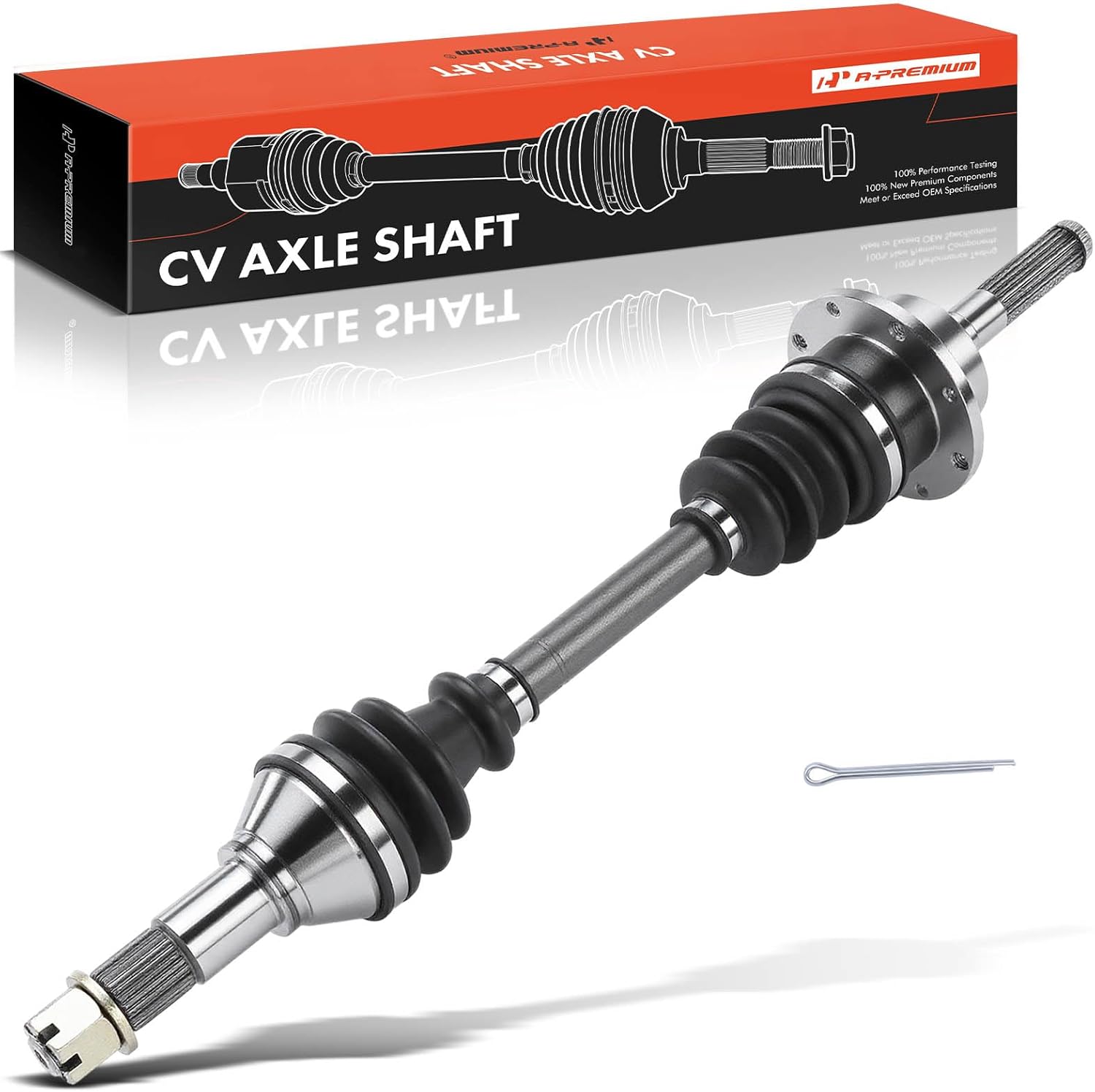 A-Premium CV Axle Shaft Assembly Compatible with Bombardier Models - Outlander (Max) 400/650/800 & Can-Am Outlander (Max) 400/500/650/800/800R Renegade 500/800 - Front Right Passenger Side
