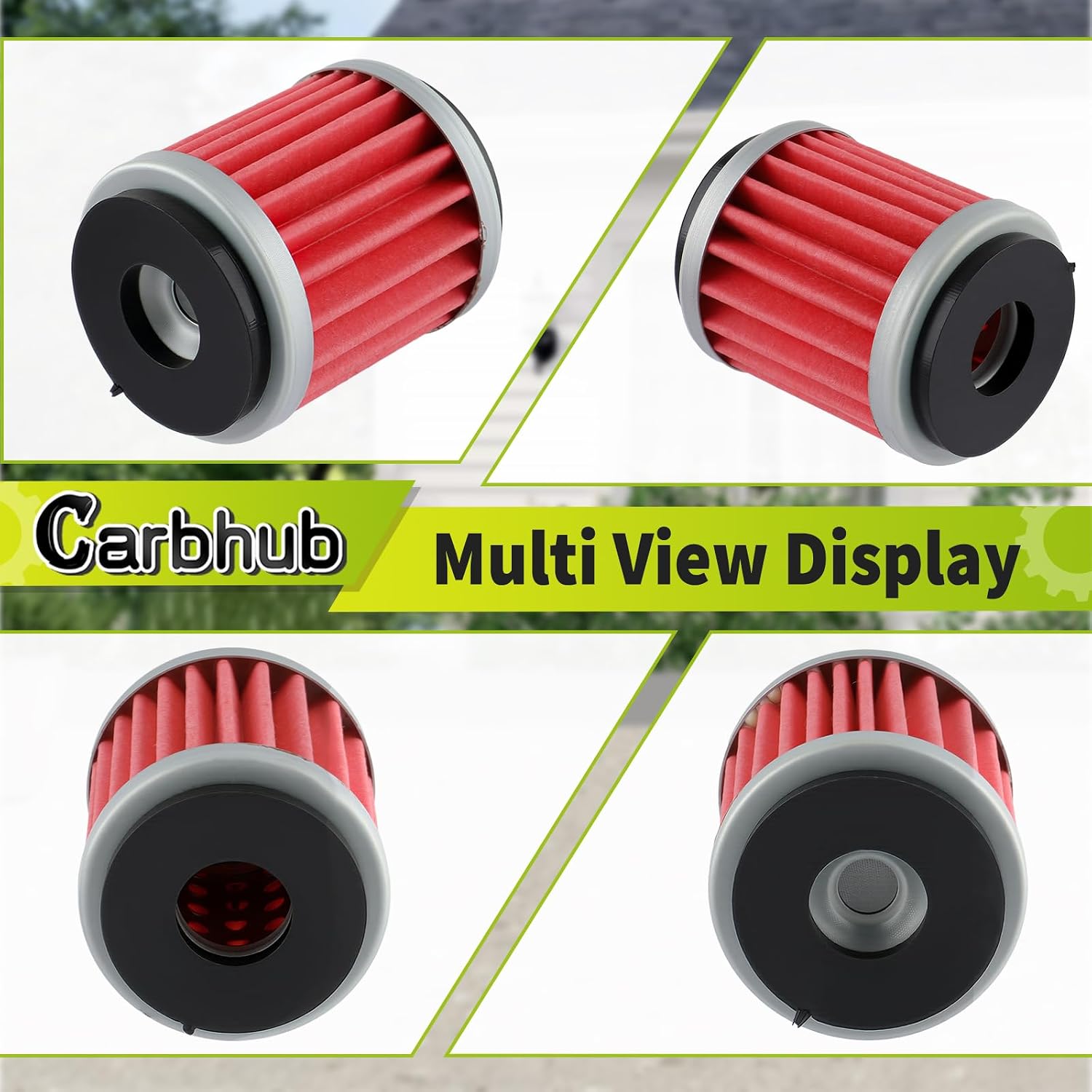 Carbhub HF140 Oil Filter (Pack of 5) for Yamaha YFZ450 YFZ450R 2004-2017 Raptor 250 YFM250 2008-2013