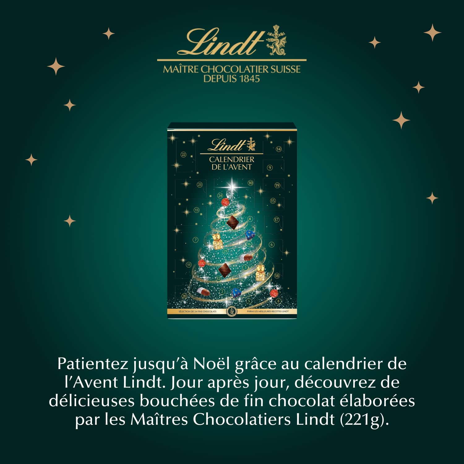 Lindt Calendario Arbol 221g