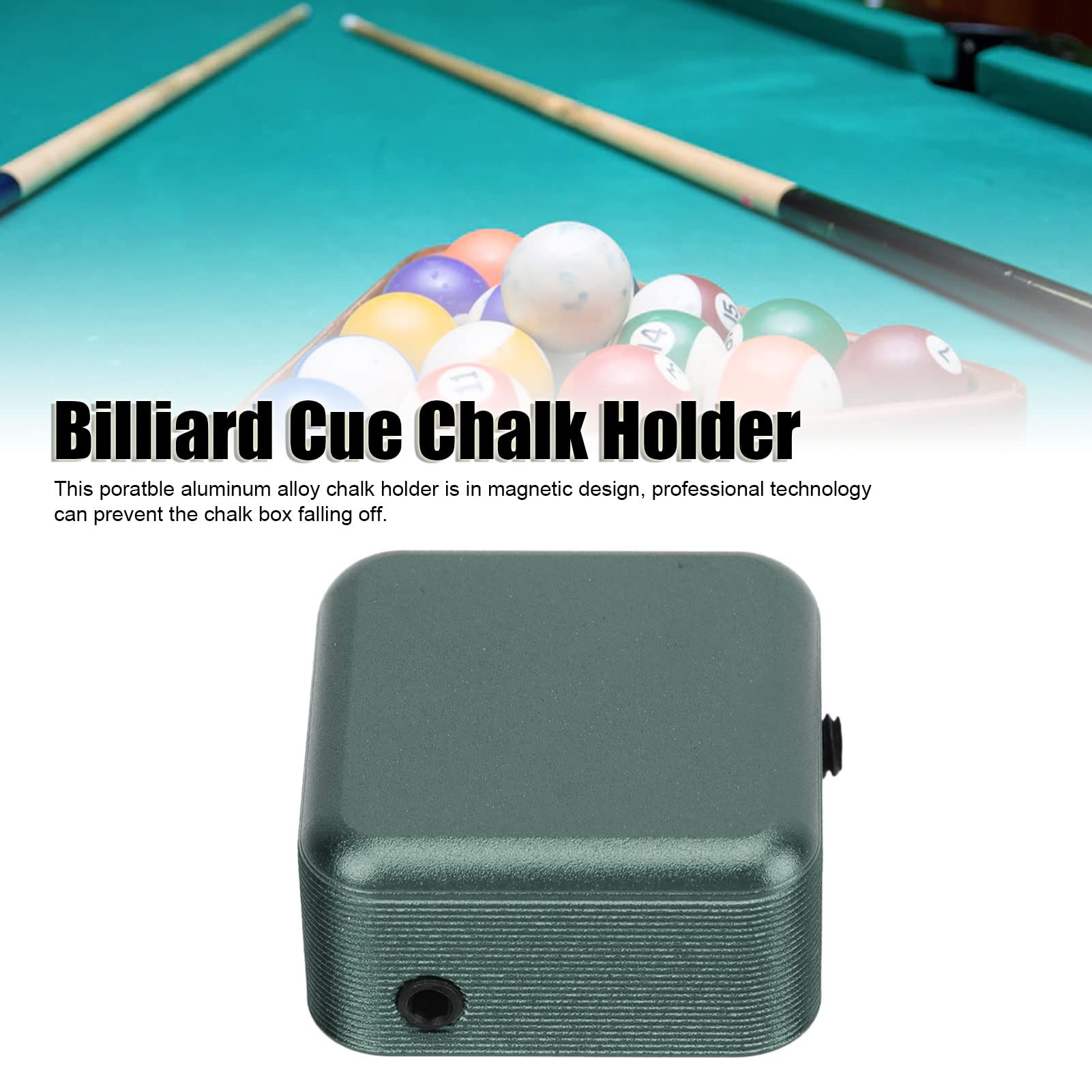 Amazon | 磁気ビリヤードチョークホルダー、ポータブルアルミニウム