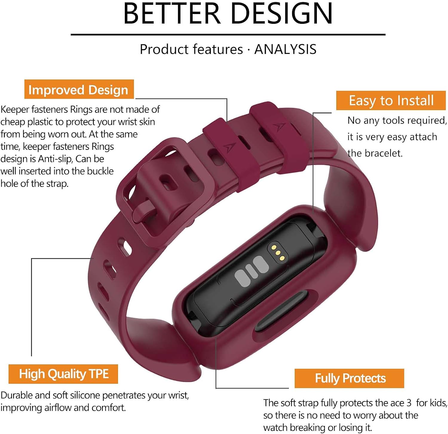Bands Compatible with Fitbit Ace 3 image 5