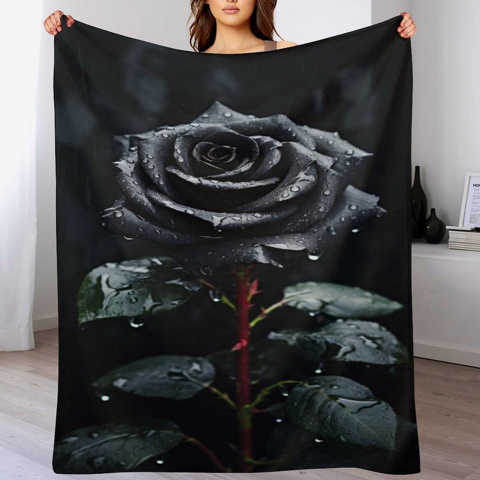 Couvertures en flannel chaudes et douces contre le froid hivernal, plaid rose 130x150cm
