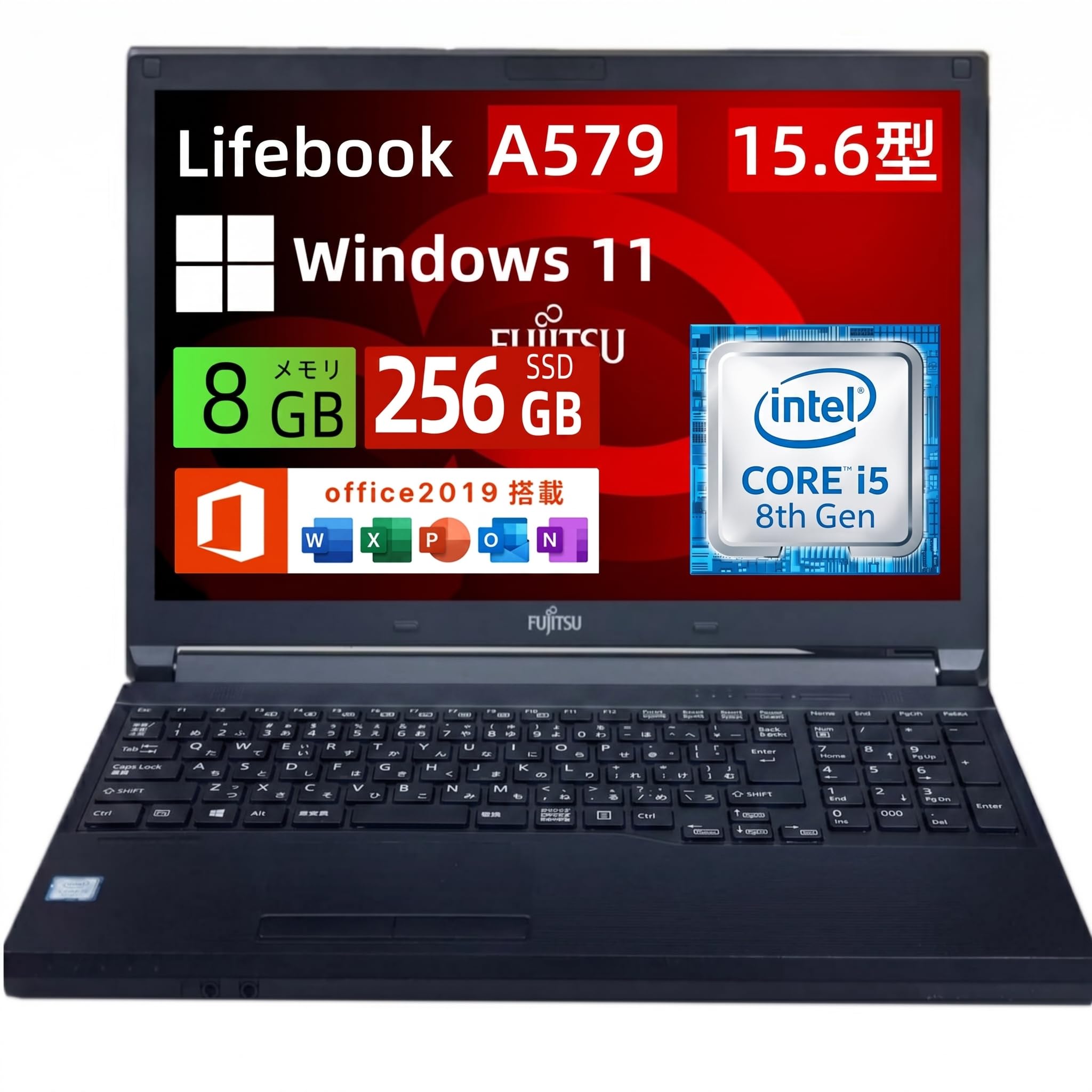 Amazon.co.jp: 【整備済み品】富士通 ノートパソコン LifeBook A579